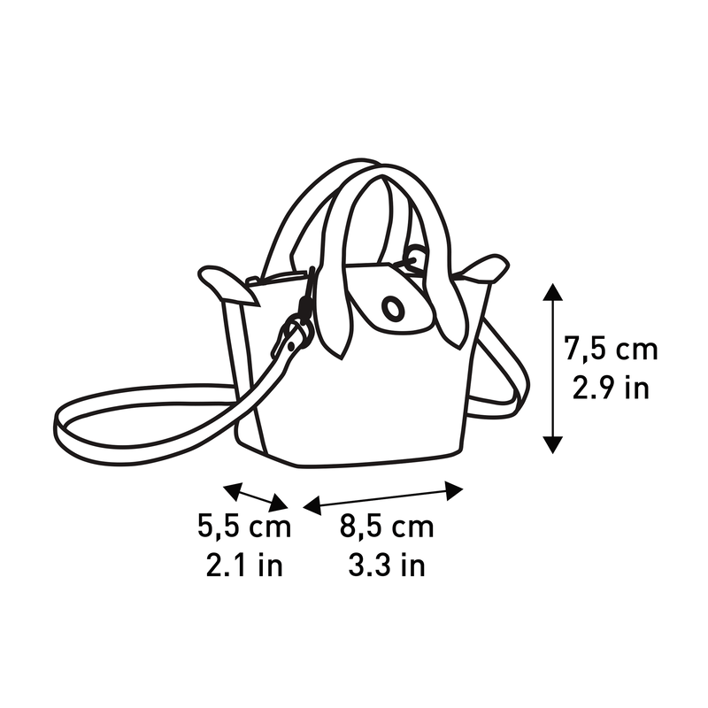 Le Pliage Metal Crossbody Bag XS