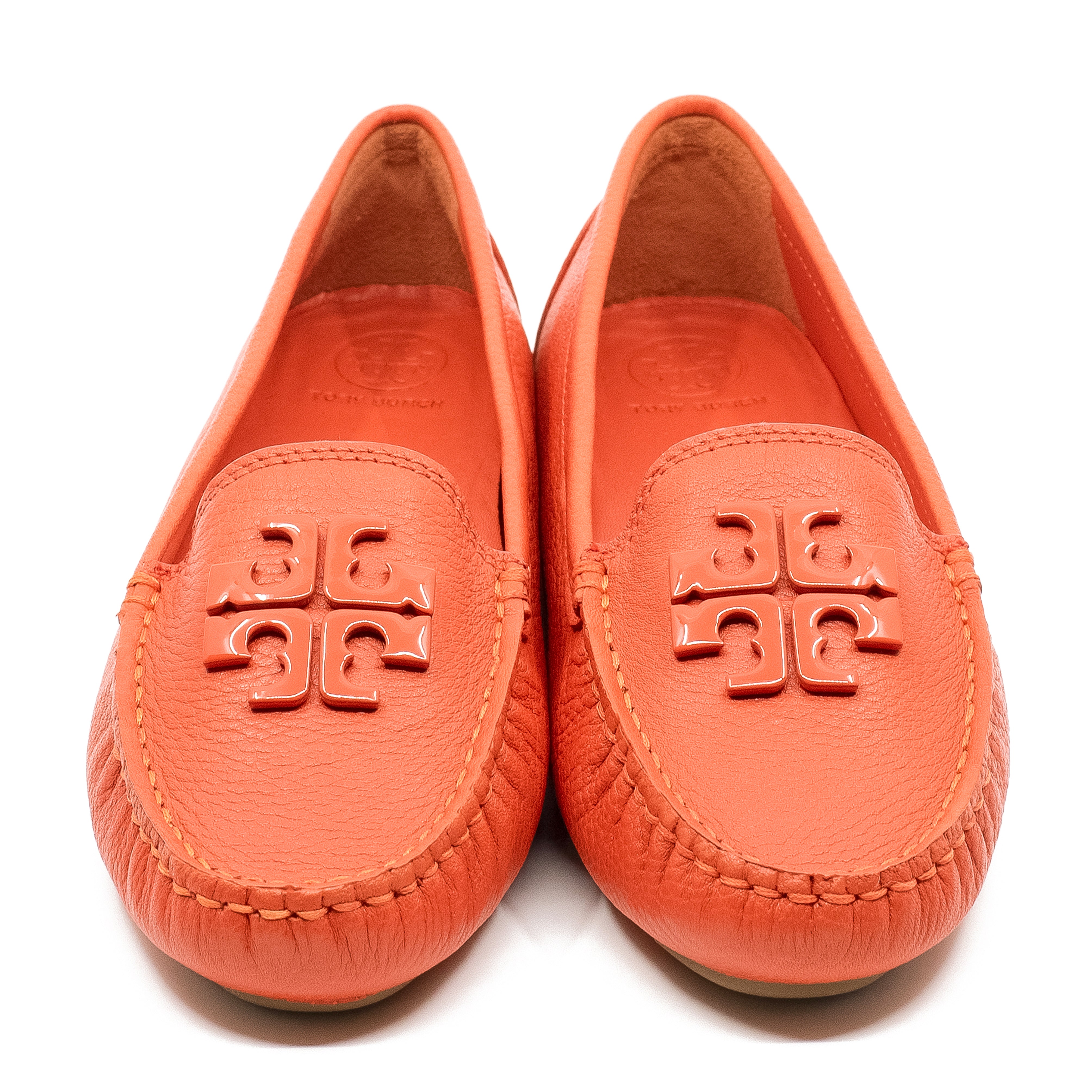 Lowell2 Moccasins in Spicy Orange