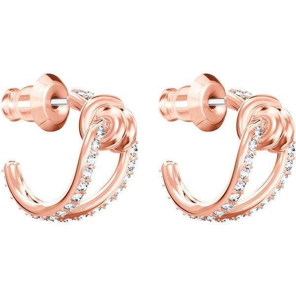 SWAROVSKI 100% METAL ROSE GOLD EARRINGS || 5392920 - Galleria di Lux Canada