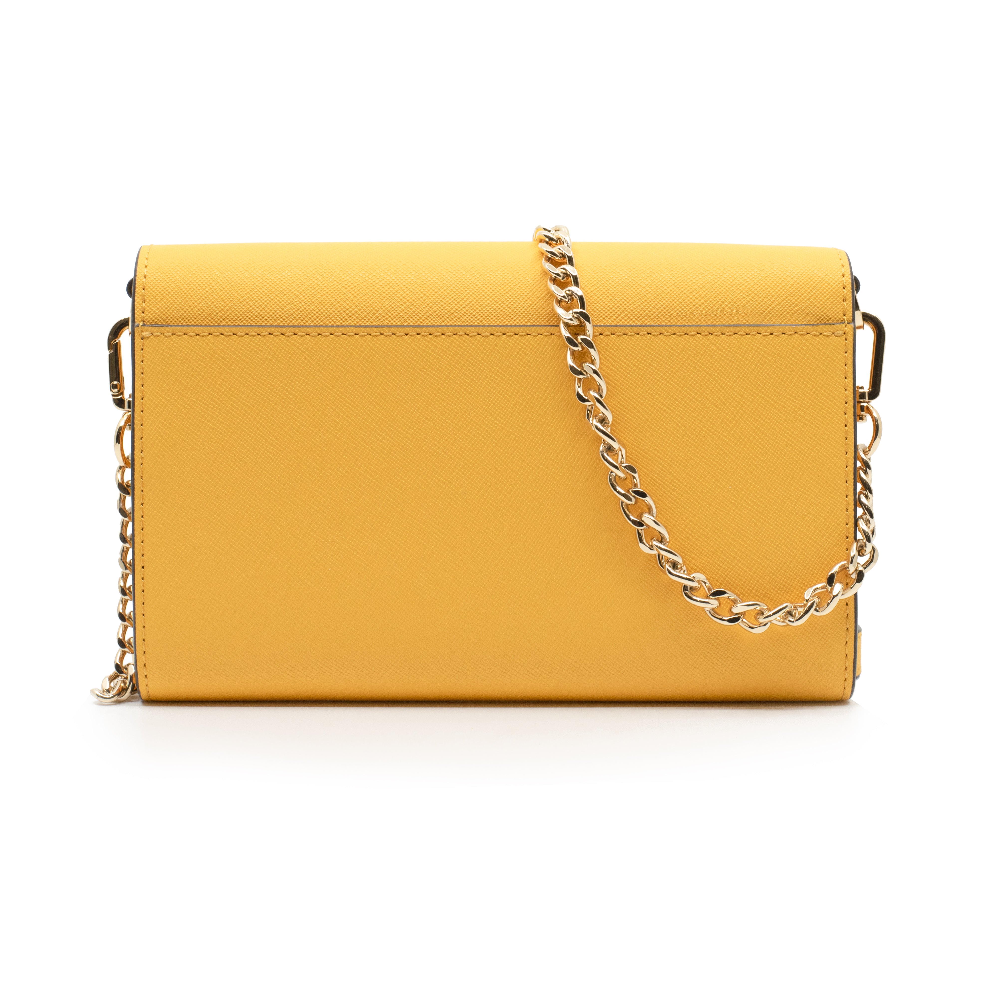 Emerson Chain Wallet in Solar Yellow