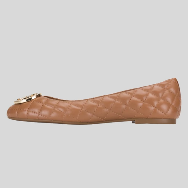 Quilted Ballet Flats in Goan sand